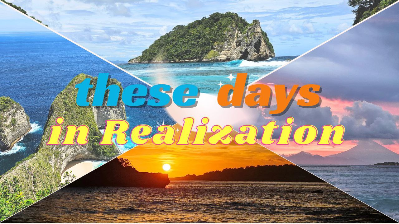 These days in Realization - The year of Self Love, the Opportunity to let go of lack of trust