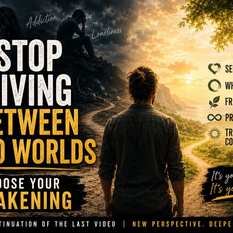 Stop Living Between Two Worlds Choose Your Awakening